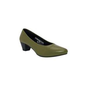 Forever Glam Women's Olive Heel Shoes