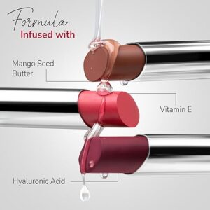Mila Beauté 24 Hrs Locked In Lips Transfer Proof Lipstick | Enriched With Mango Seed Butter & Hyaluronic Acid | Transfer Proof Formula with Velvety Texture | Smudge Proof & Highly Pigmented | Shade - (Rust Brown, 3.2g)